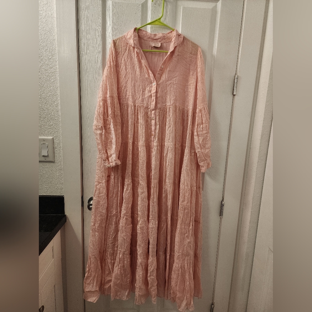 Women's dress Las Noches Ibiza by Erick and Jack, size small, pink. - Picture 12 of 12